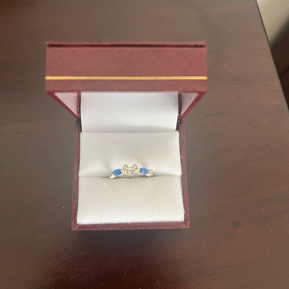 Disney Sterling Silver Blue Sapphire Accent Ring - Women Jewelry
Mickey Mouse